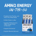 Предтренировочный комплекс Optimum Nutrition Amino Energy с экстрактом зелёного чая и кофе, BCAA, для кето-диеты, энергетический порошок Ежевика, 6 стиков
